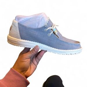 Hey Dude Blue/Grey Woman’s Loafers